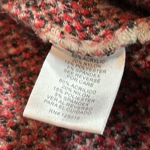 Joseph A Open Front Plaid Cardigan M - Picture 6 of 8